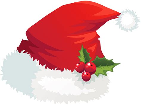 santa hat clipart|transparent santa hat clip art.